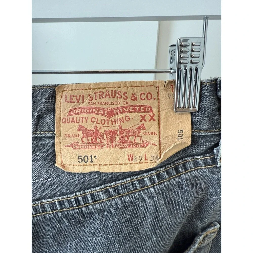 Levi’s 501 Original Fit Jeans – Washed Black